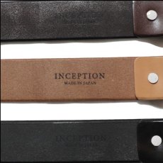 画像3: INCEPTION(インセプション) SADDLE LEATHER GARRISON BELT (3)