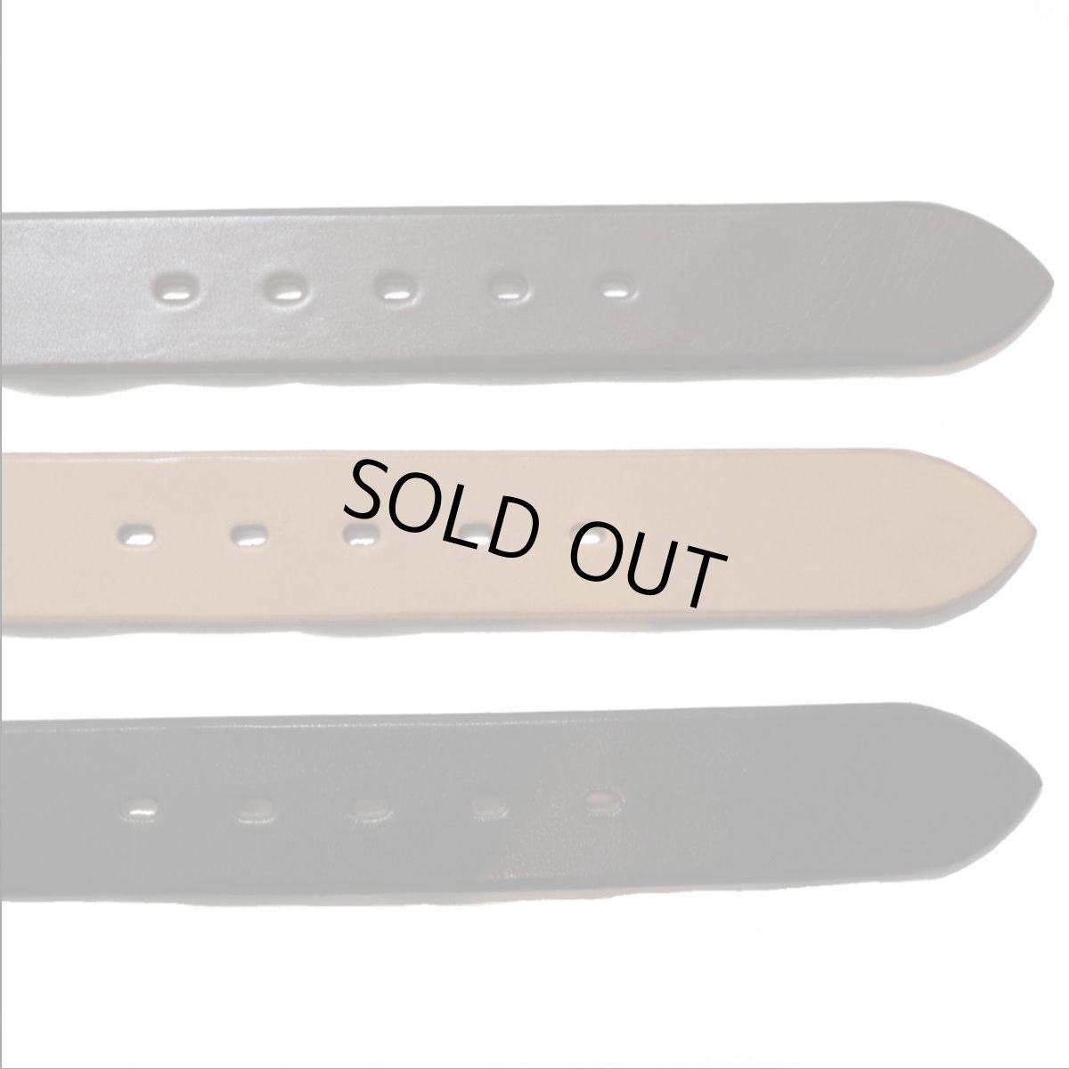 画像2: INCEPTION(インセプション) SADDLE LEATHER GARRISON BELT (2)