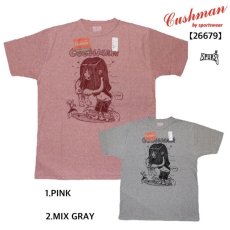 画像1: CUSHMAN(クッシュマン) PRINT TEE (Dr.AKU) (1)