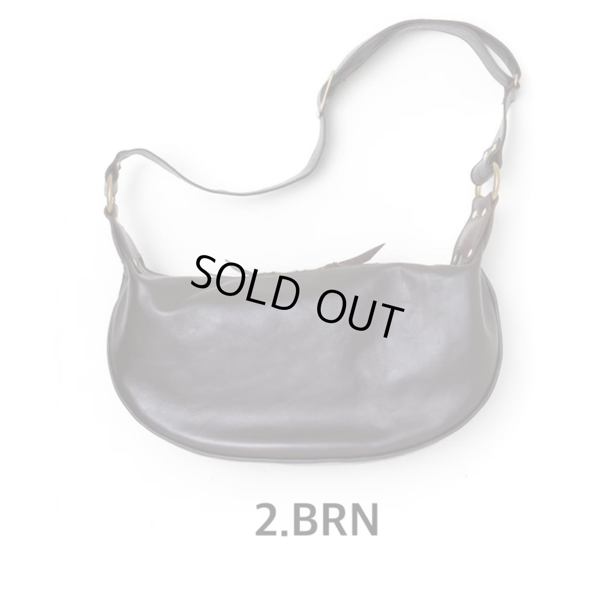 画像3: INCEPTION(インセプション) ホースハイドバナナバッグ (3)