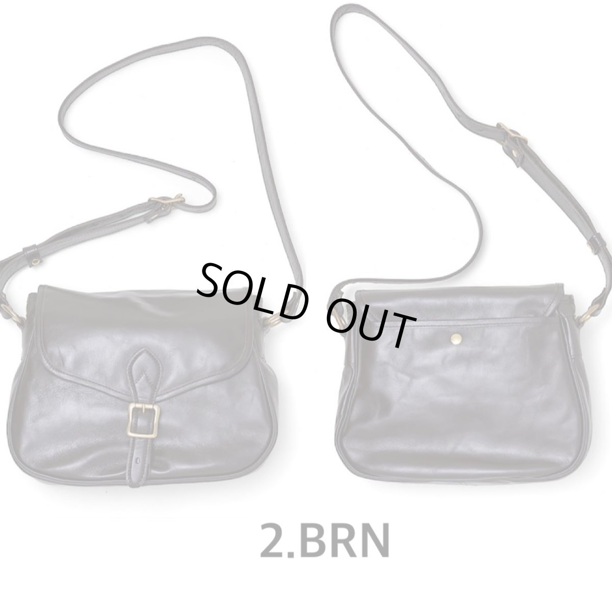 画像3: INCEPTION(インセプション) HORSEHIDE MAIL BAG(SMALL) (3)