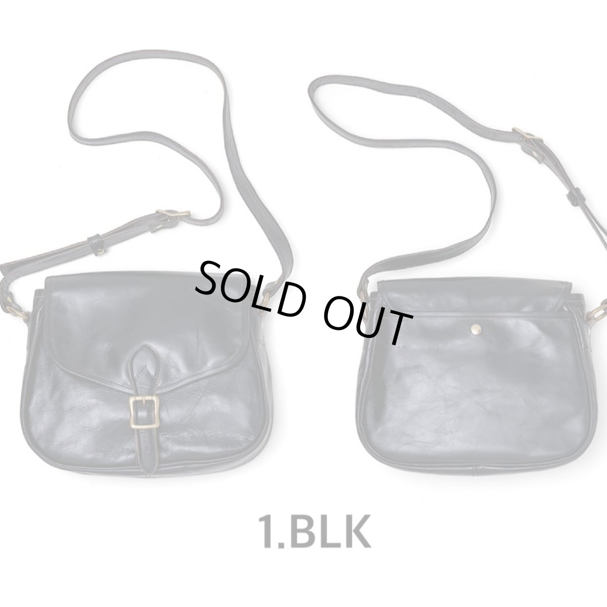 画像2: INCEPTION(インセプション) HORSEHIDE MAIL BAG(SMALL) (2)