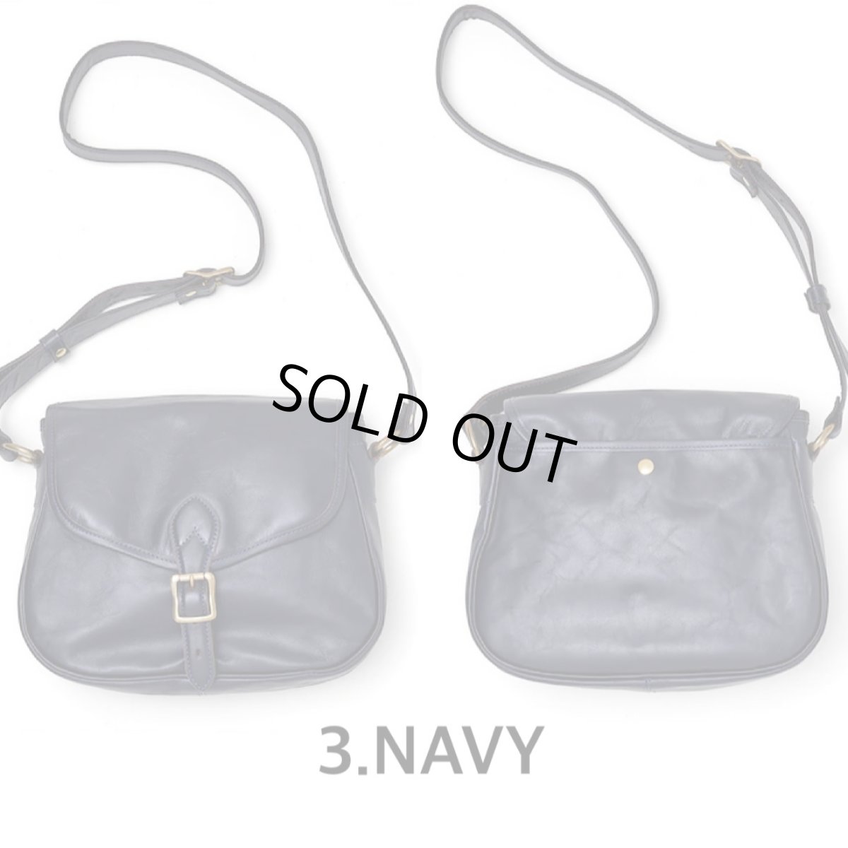 画像4: INCEPTION(インセプション) HORSEHIDE MAIL BAG(SMALL) (4)