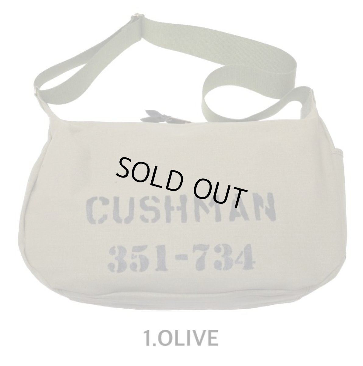 画像2: CUSHMAN(クッシュマン) CANVAS MESSENGER BAG (2)