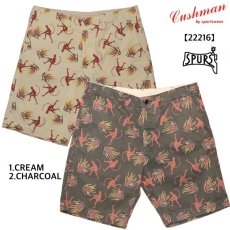 画像1: CUSHMAN(クッシュマン) DEVIL PRINT SHORTS (1)