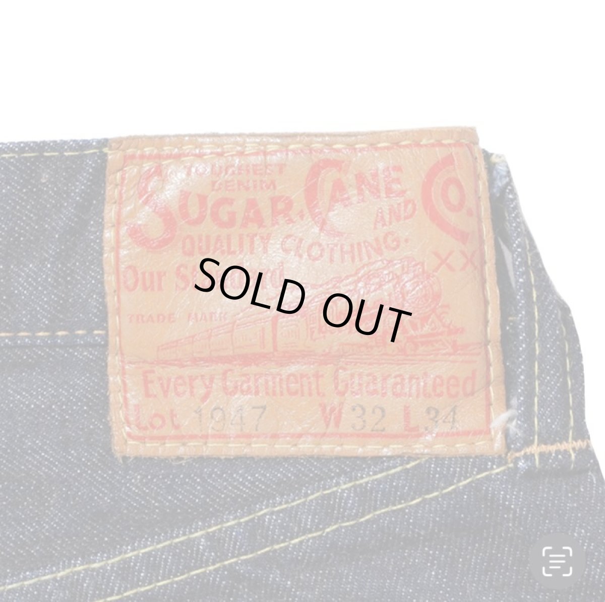画像4: SUGAR CANE(シュガーケーン) 14.25oz. DENIM 1947 MODEL (REGULAR STRAIGHT) (4)