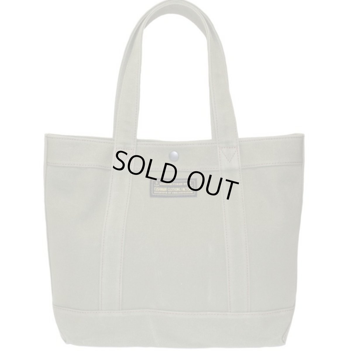 画像2: CUSHMAN(クッシュマン) 21oz ARMY DUCK TOTE BAG (2)