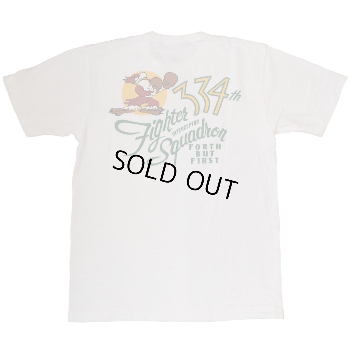 画像3: BUZZ RICKSON’S(バズリクソンズ)SLUB YARN TEE 334st FIGHTER SQ (3)