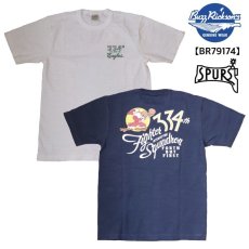 画像1: BUZZ RICKSON’S(バズリクソンズ)SLUB YARN TEE 334st FIGHTER SQ (1)