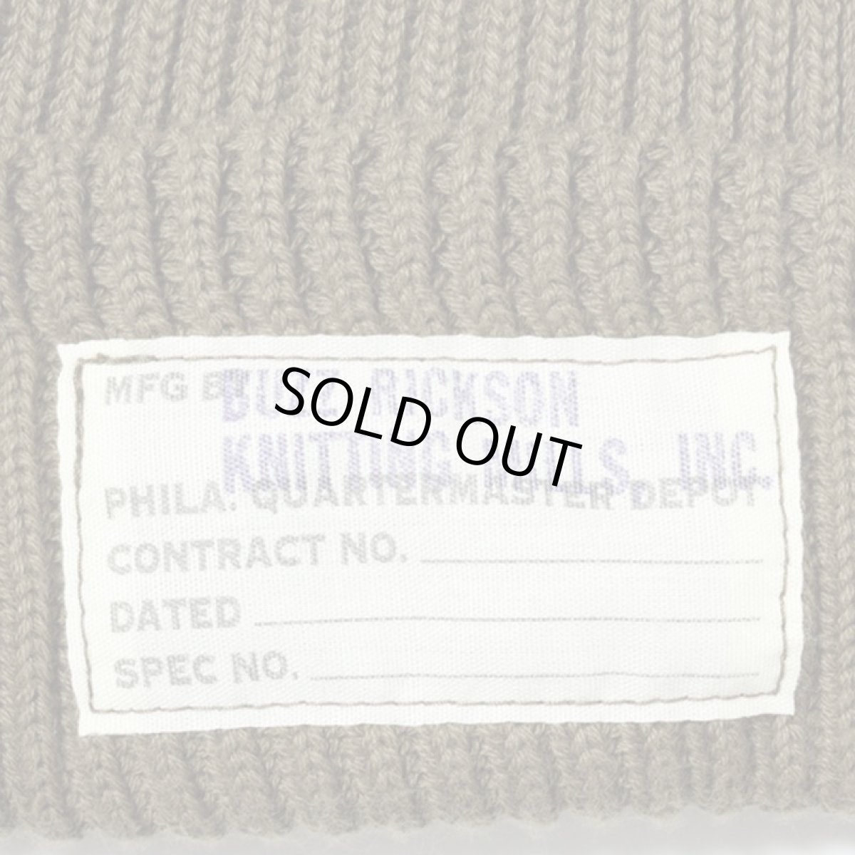 画像9: BUZZ RICKSON’S(バズリクソンズ)WATCH CAP COTTON VERSION (9)