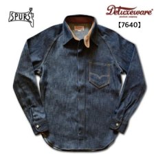 画像1: DELUXEWARE(デラックスウエア) 40s DENIM SHIRT (1)