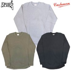 画像1: CUSHMAN(クッシュマン) BIG WAFFLE TEE (1)