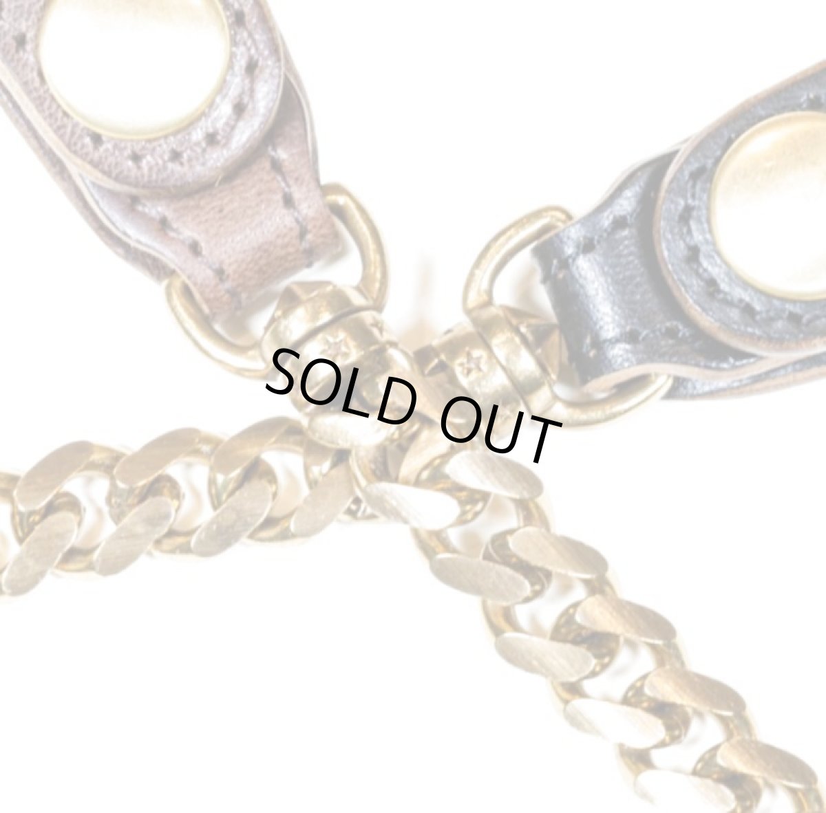 画像4: INCEPTION(インセプション) HORSE BUTT LEATHER BRASS CHAIN (BRASS) (4)