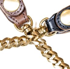 画像4: INCEPTION(インセプション) HORSE BUTT LEATHER BRASS CHAIN (BRASS) (4)