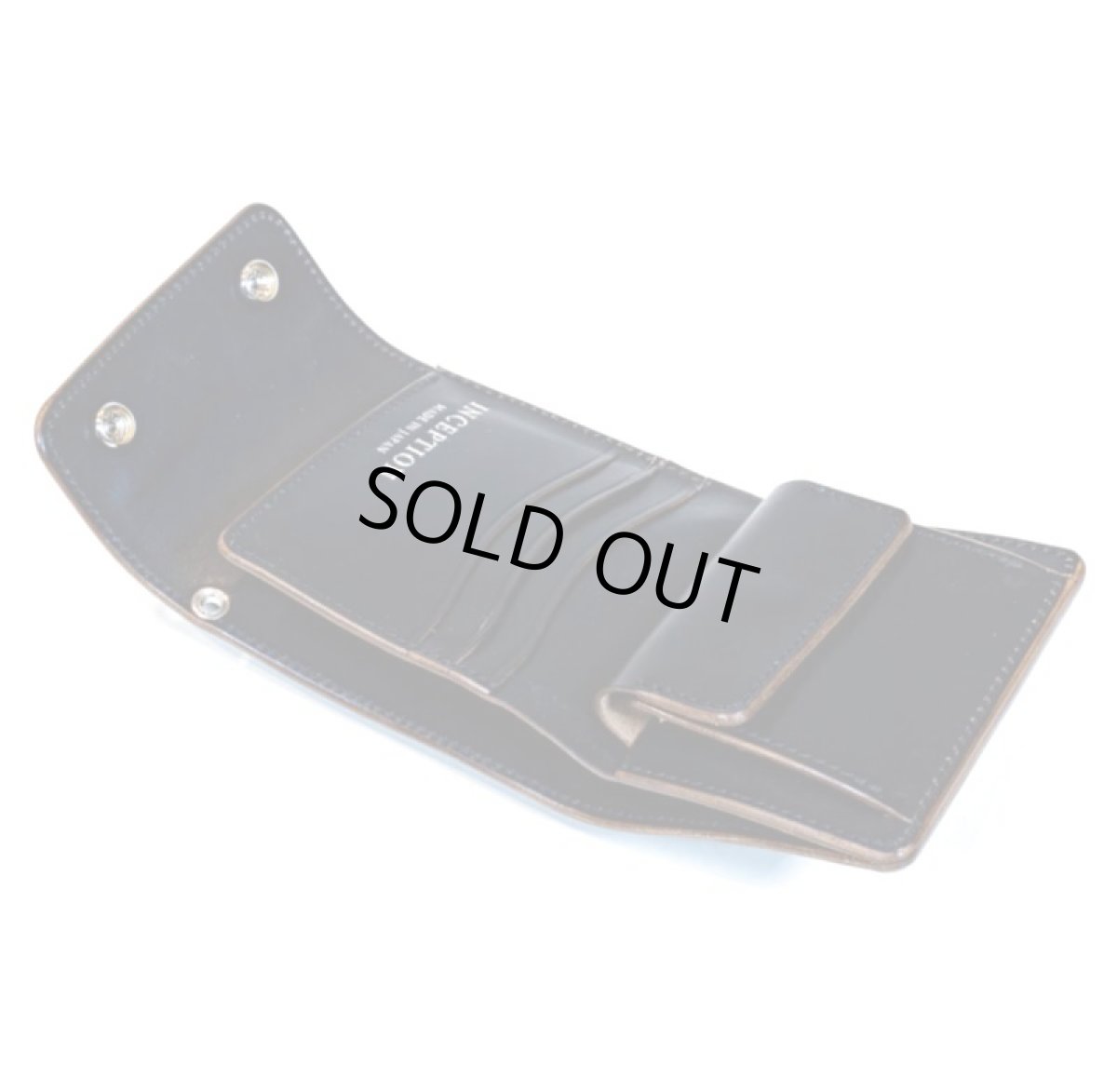 画像4: INCEPTION(インセプション) HORSE BUTT LEATHER SHORT TRUCKER WALLET (4)