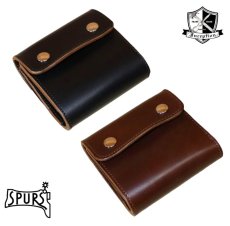 画像1: INCEPTION(インセプション) HORSE BUTT LEATHER SHORT TRUCKER WALLET (1)