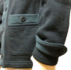 画像4: Dapper`s(ダッパーズ) Classical Cotton/Wool Sweat Cardigan  (4)