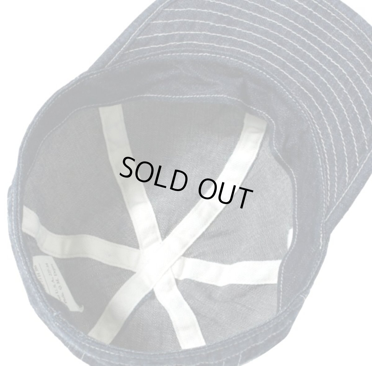 画像2: BUZZ RICKSON’S (バズリクソンズ)  HAT, WORKING, DENIM (MOD.) (2)