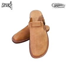 画像1: Dapper`s (ダッパーズ) Hairline Finish Leather Slip-on Sandals  (1)