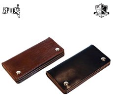 画像1: INCEPTION(インセプション) HORSE BUTT LEATHER LONG TRUCKER WALLET (1)