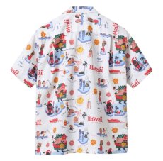 画像3: SUNSURF (サンサーフ) COTTON × LINEN HOPSACK OPEN SHIRT “ハワイへ行こう！” by 柳原良平 with MOOKIE (3)