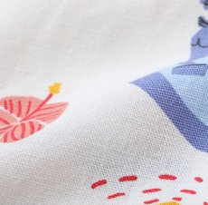 画像8: SUNSURF (サンサーフ) COTTON × LINEN HOPSACK OPEN SHIRT “ハワイへ行こう！” by 柳原良平 with MOOKIE (8)