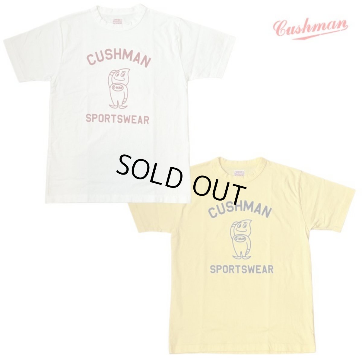 画像1: CUSHMAN (クッシュマン) PRINT TEE (CUSHMAN BOY) (1)