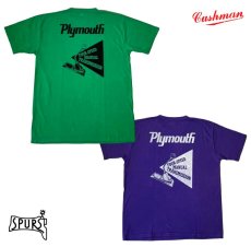 画像1: CUSHMAN(クッシュマン) RECYCLE COTTON TEE (PLYMOUTH) (1)