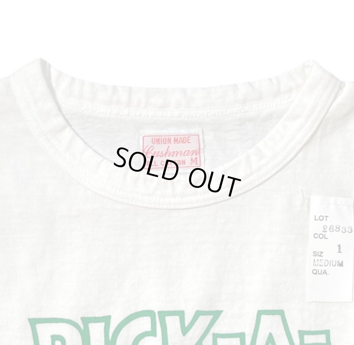 画像6: CUSHMAN(クッシュマン) RECYCLE COTTON TEE (PICK A PICKLE) (6)