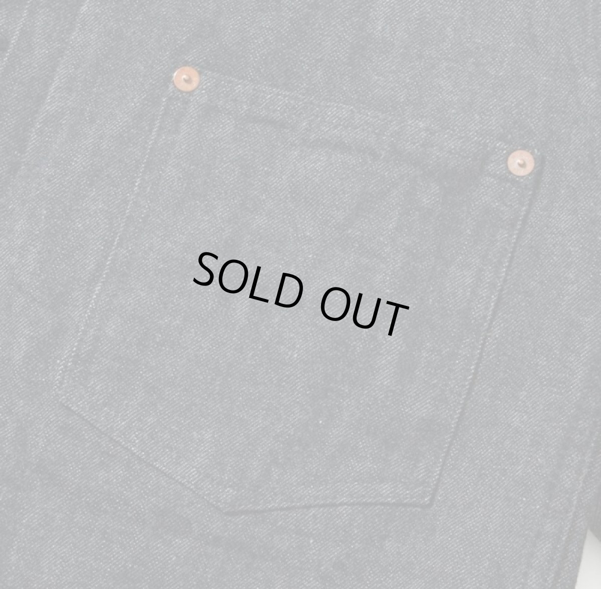 画像8: BUZZ RICKSON`S(バズリクソンズ) WORLD WAR II BLACK DENIM BLOUSE (8)