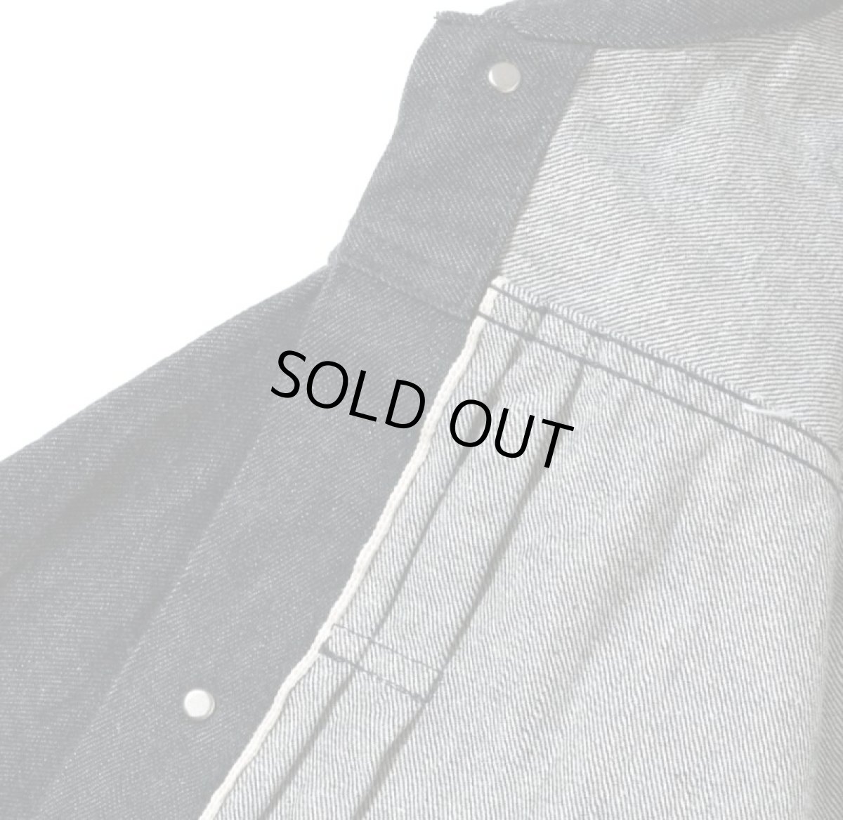 画像7: BUZZ RICKSON`S(バズリクソンズ) WORLD WAR II BLACK DENIM BLOUSE (7)