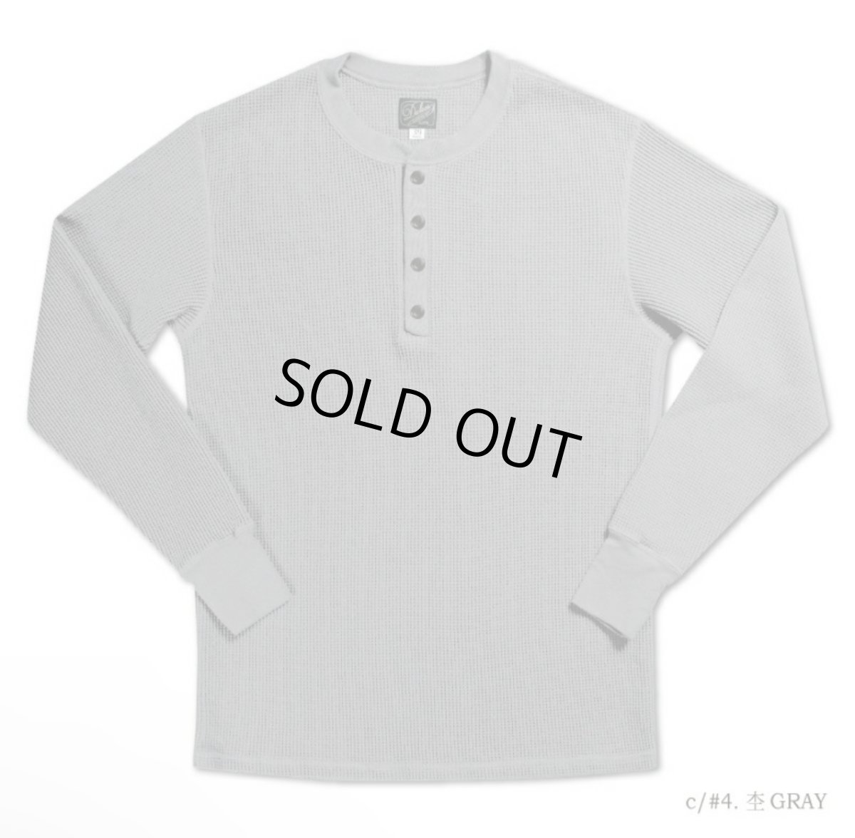 画像3: DALEE'S&CO (ダリーズ＆コー) 30s WAFFLE HENLY THERMAL (3)