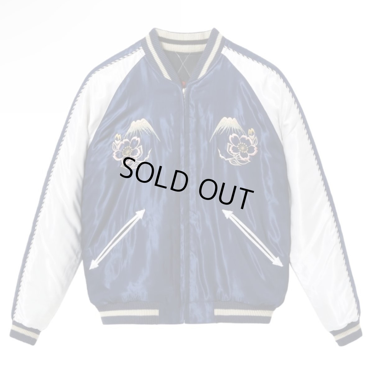 画像4: TAILOR TOYO (テーラー東洋) Mid 1950s Style Acetate Quilted Souvenir Jacket “RED TIGER” × “JAPAN MAP” (4)