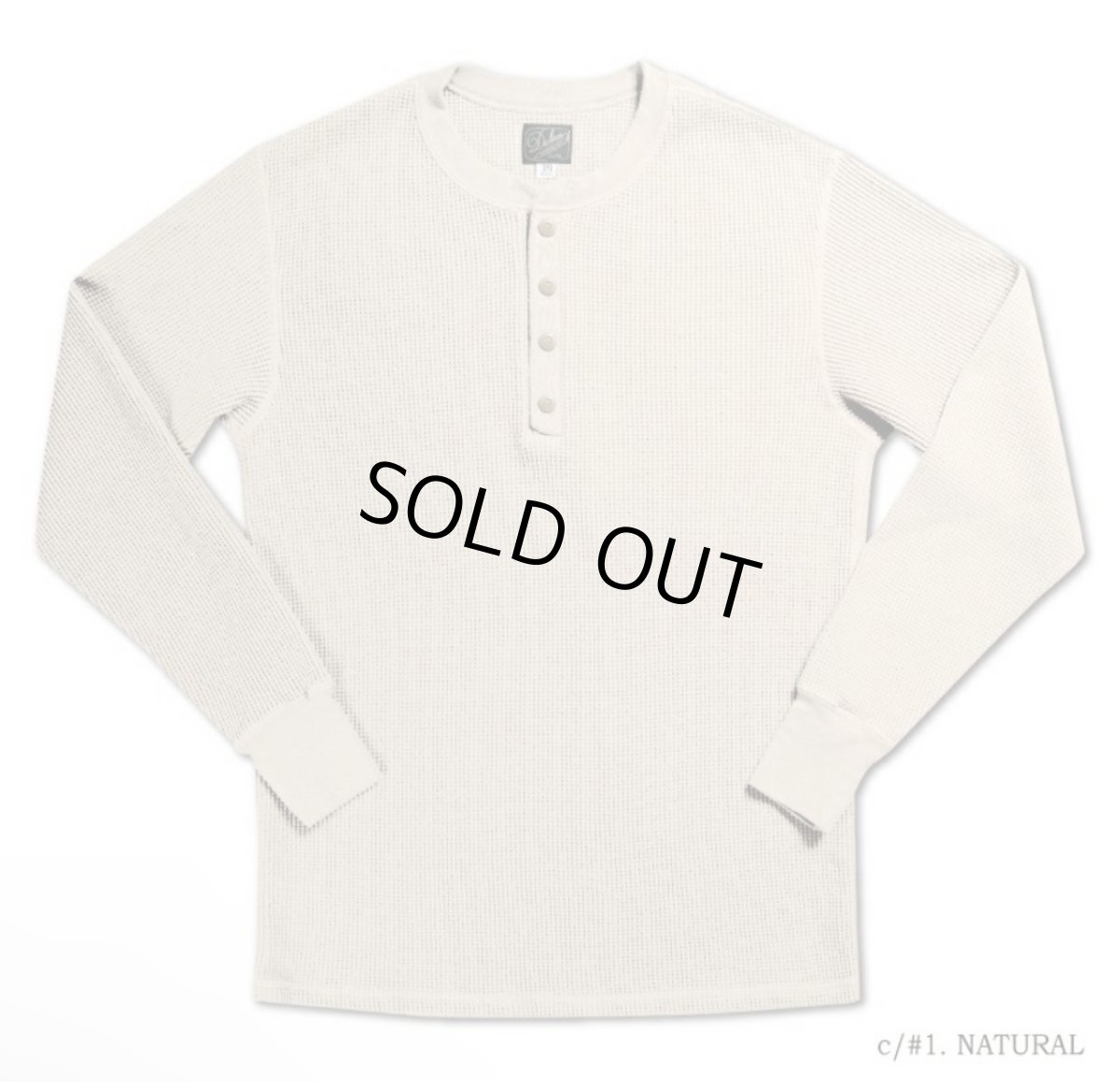 画像2: DALEE'S&CO (ダリーズ＆コー) 30s WAFFLE HENLY THERMAL (2)