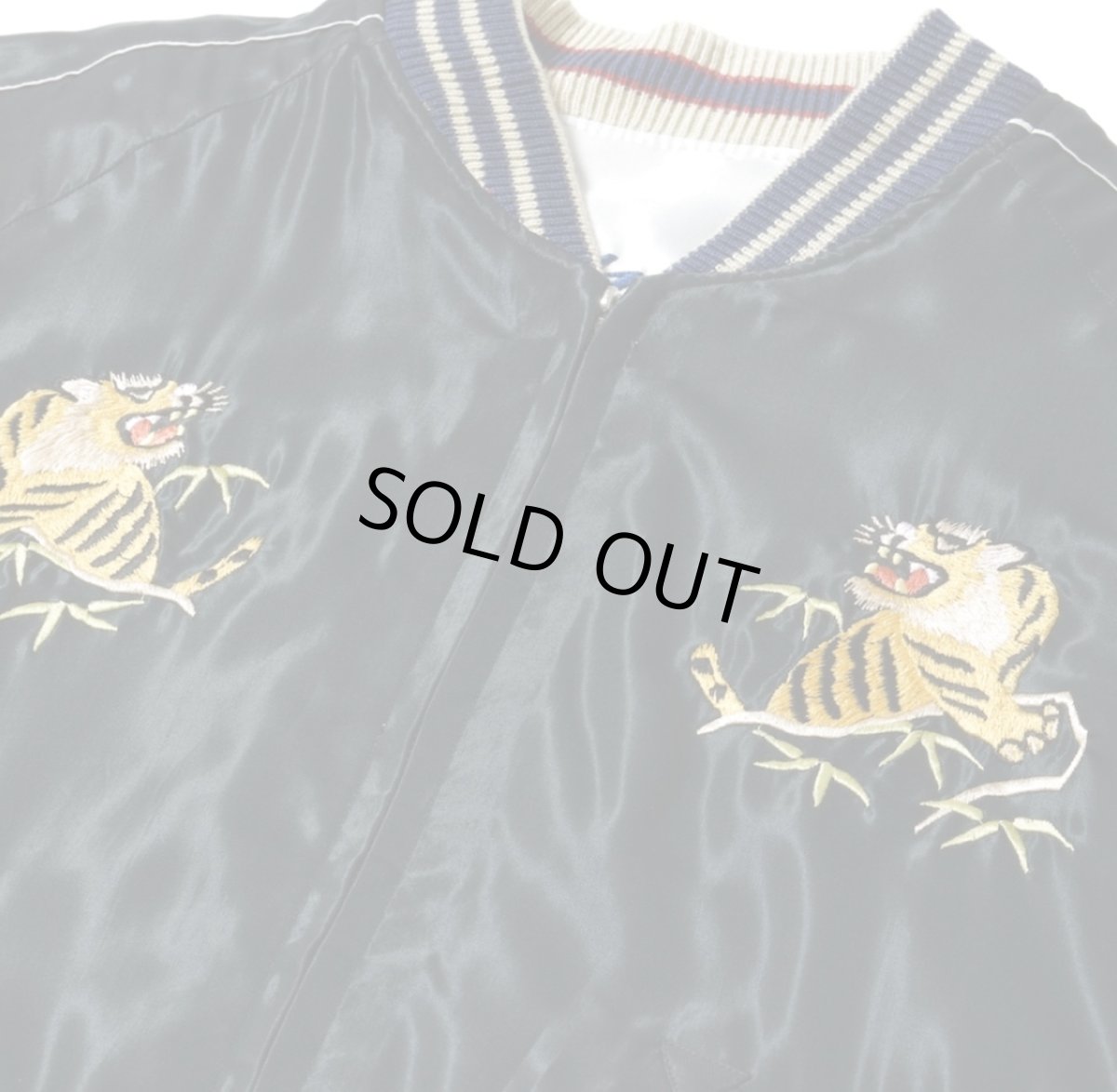 画像12: TAILOR TOYO (テーラー東洋) Early 1950s Style Acetate Souvenir Jacket “RED EAGLE” × “TIGER HEAD” (12)