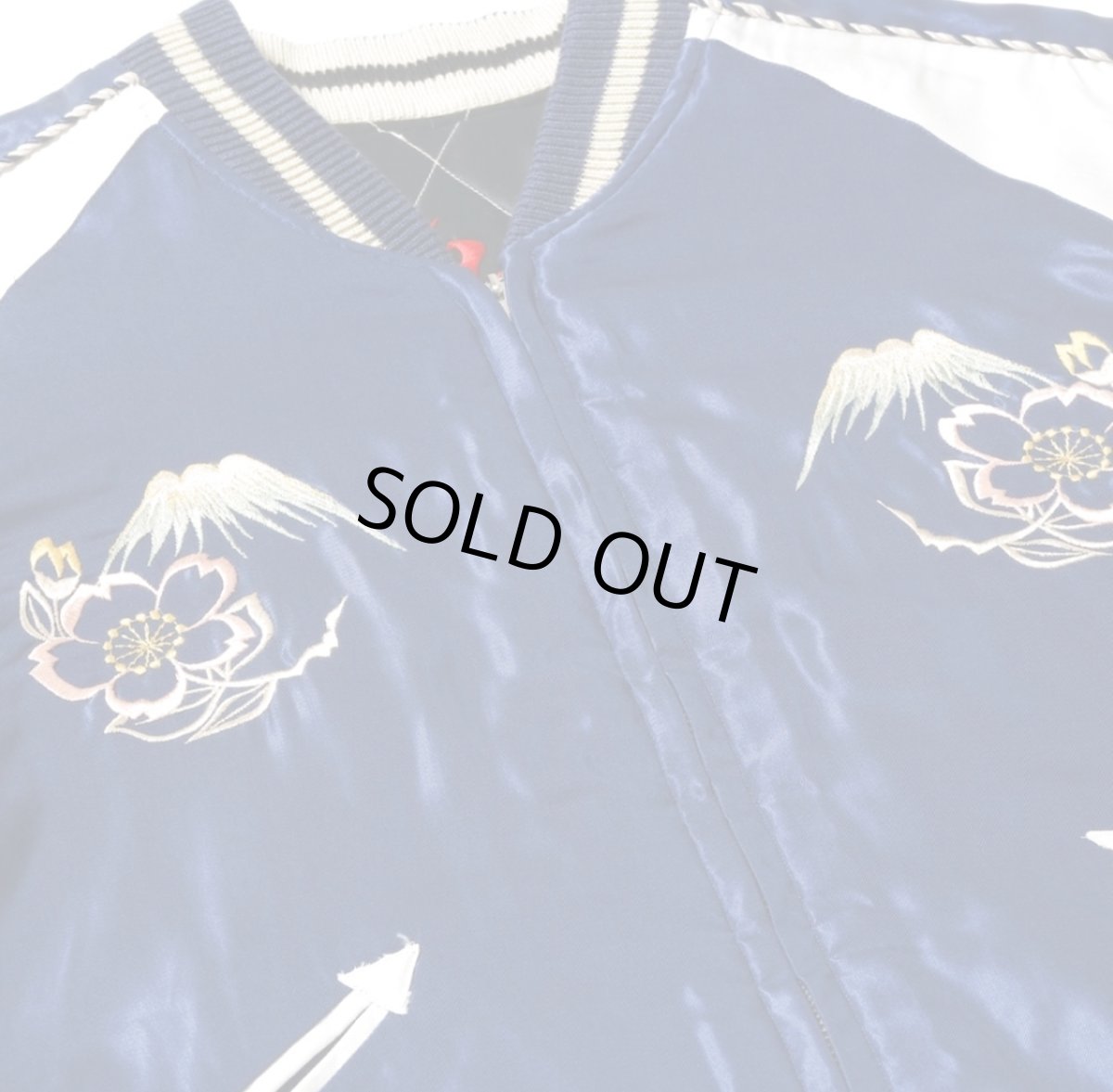 画像12: TAILOR TOYO (テーラー東洋) Mid 1950s Style Acetate Quilted Souvenir Jacket “RED TIGER” × “JAPAN MAP” (12)