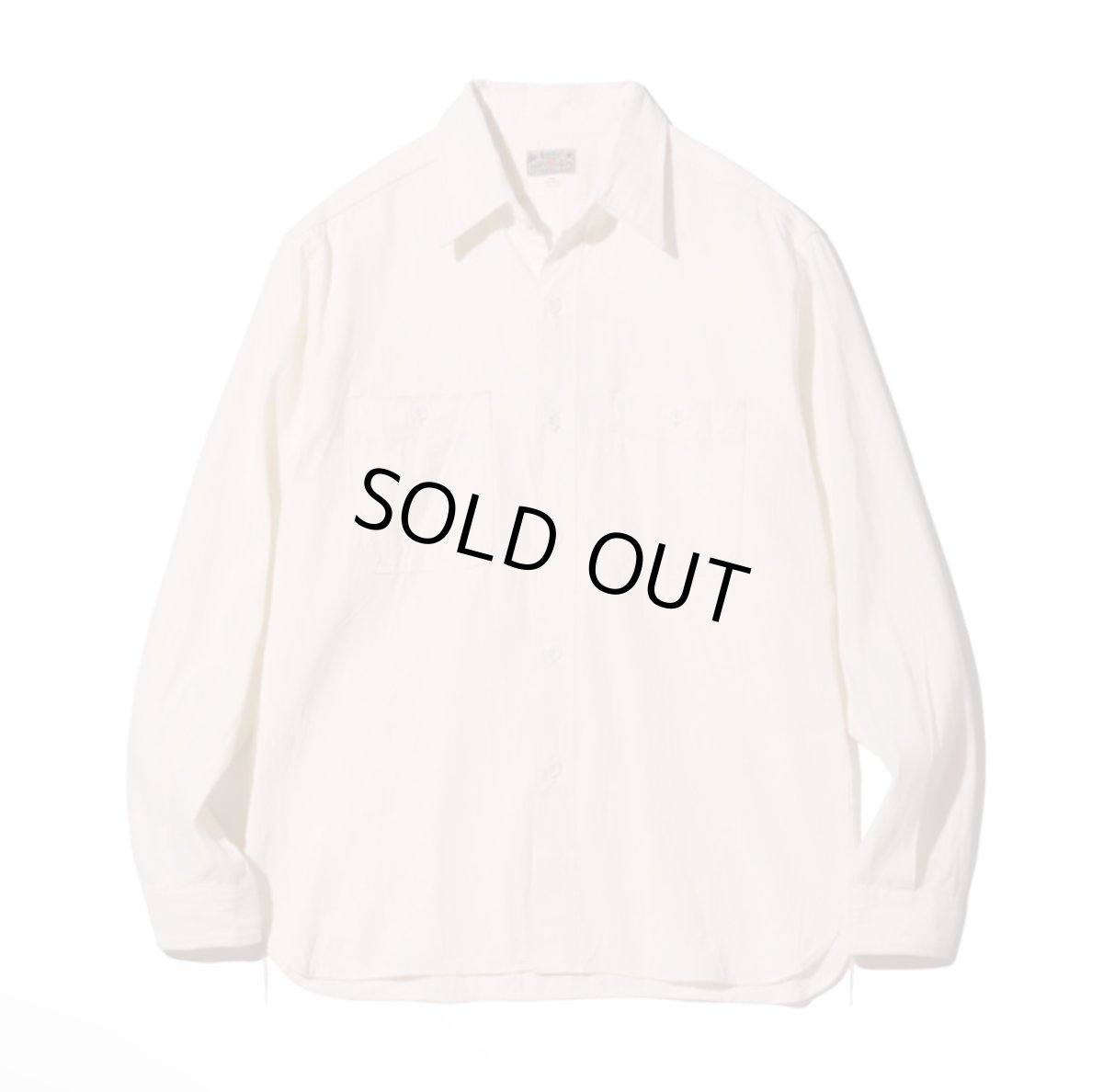 画像2: BUZZ RICKSON’S (バズリクソンズ) WHITE CHAMBRAY WORK SHIRT (LONG SLEEVE) (2)