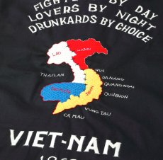 画像7: TAILOR TOYO (テーラー東洋) Late 1960s Style Cotton Vietnam Jacket “VIETNAM MAP” (7)