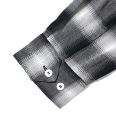 画像7: SUGAR CANE (シュガーケーン) RAYON OMBRE CHECK OPEN SHIRT  (7)