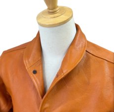 画像4: Dapper`s (ダッパーズ) 30’s Style A-1 Type Goatskin Leather Jacket (4)