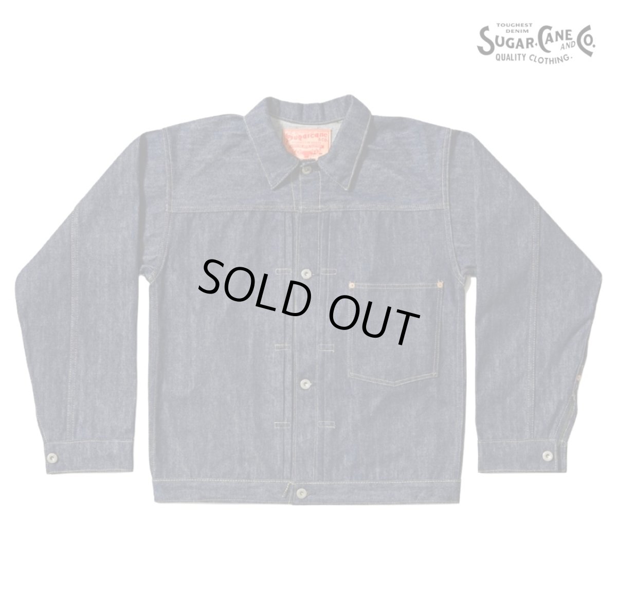 画像1: SUGAR CANE(シュガーケーン) SUGAR CANE Super “Denim” Collectibles #10 14oz. BLUE DENIM BLOUSE “S1945” MODEL (1)