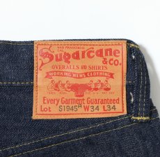 画像3: SUGAR CANE (シュガーケーン) SUGAR CANE Super “Denim” Collectibles #01 14oz. BLUE DENIM WAIST OVERALLS “S1945” MODEL (3)