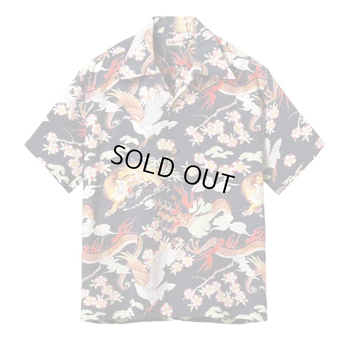 画像2: SUNSURF (サンサーフ) RAYON HAWAIIAN SHIRT “THE TRIANGULAR FIGHT” (2)