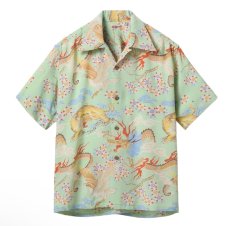画像3: SUNSURF (サンサーフ) RAYON HAWAIIAN SHIRT “THE TRIANGULAR FIGHT” (3)