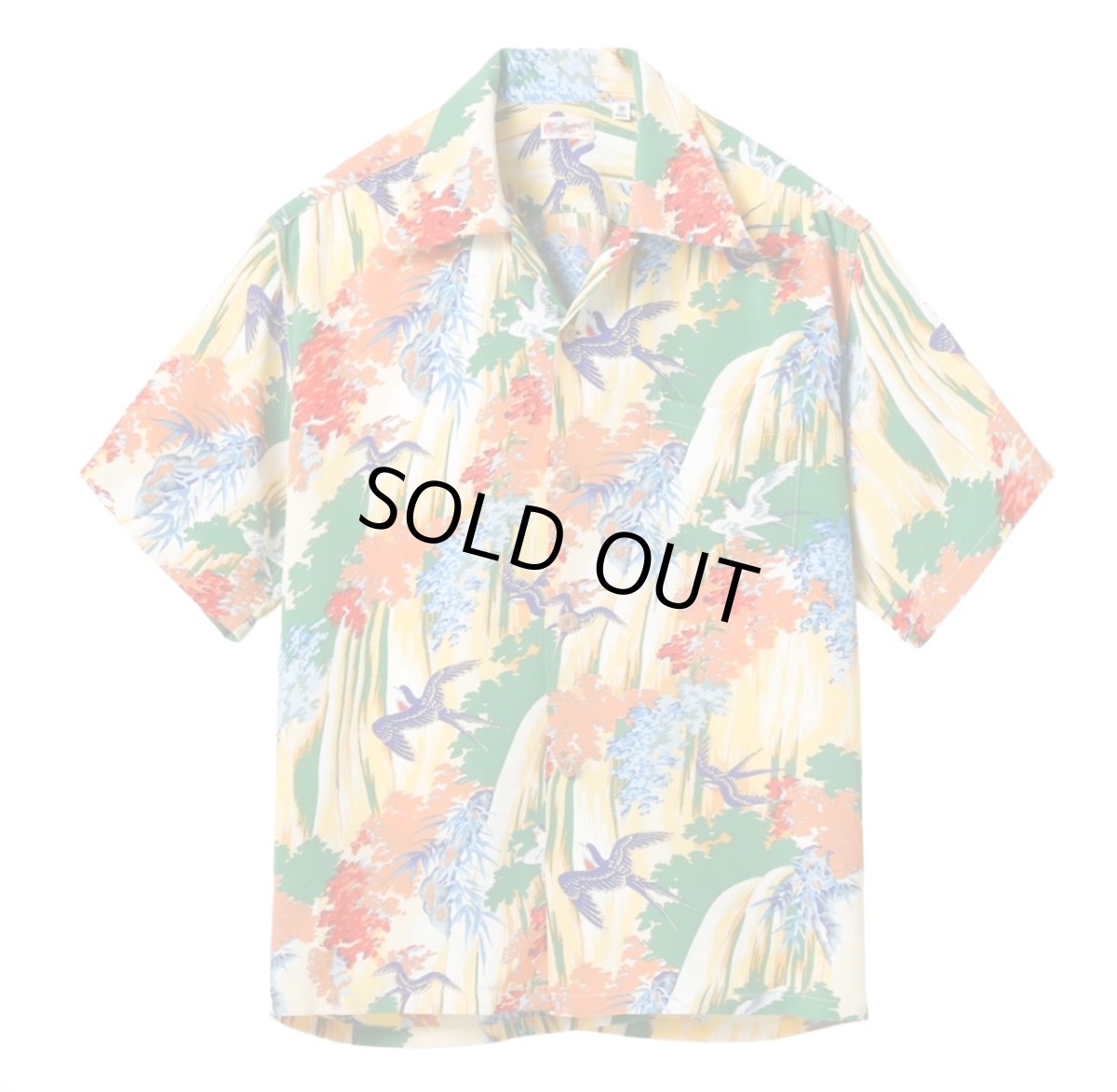 画像4: SUNSURF (サンサーフ) RAYON HAWAIIAN SHIRT “SWALLOW WILDLY FLUTTERING” (4)