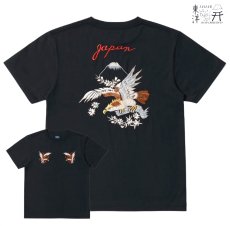 画像1: TAILOR TOYO (テーラー東洋) SUKA T-SHIRT EMBROIDERED “EAGLE” (1)