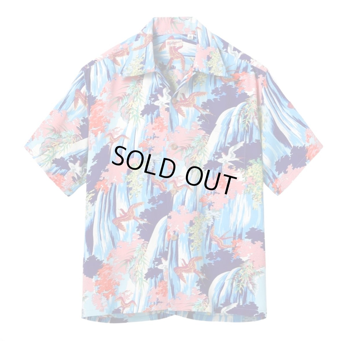 画像2: SUNSURF (サンサーフ) RAYON HAWAIIAN SHIRT “SWALLOW WILDLY FLUTTERING” (2)
