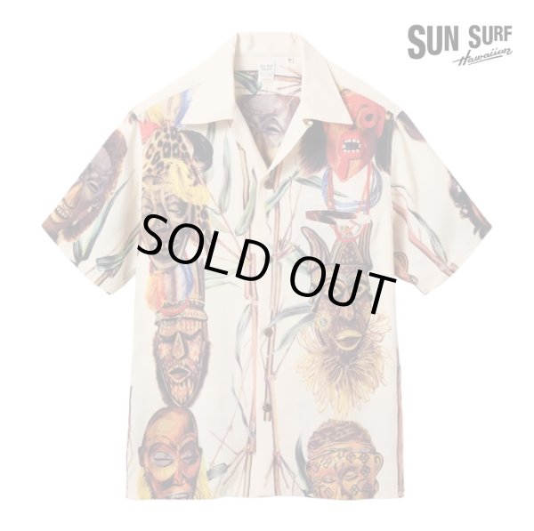 e*r様 25SS アロハシャツ SUN SURF “BATTLE MASK” サンサーフ SunSurf スペシャルエディション アロハシャツ