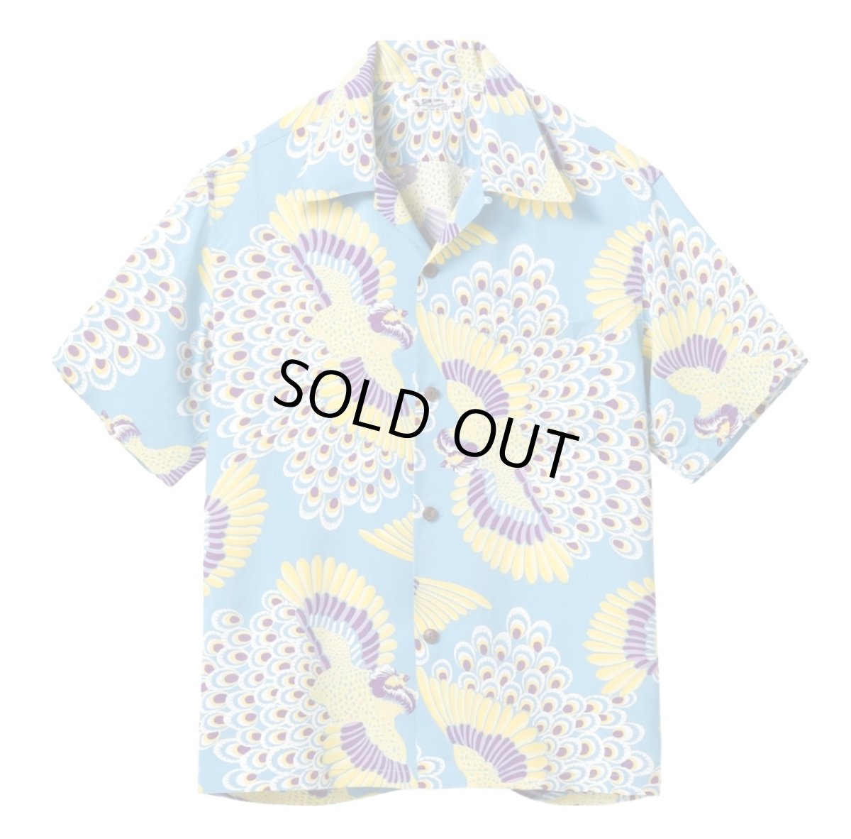 画像2: SUNSURF (サンサーフ) RAYON HAWAIIAN SHIRT “PEACOCK” (2)