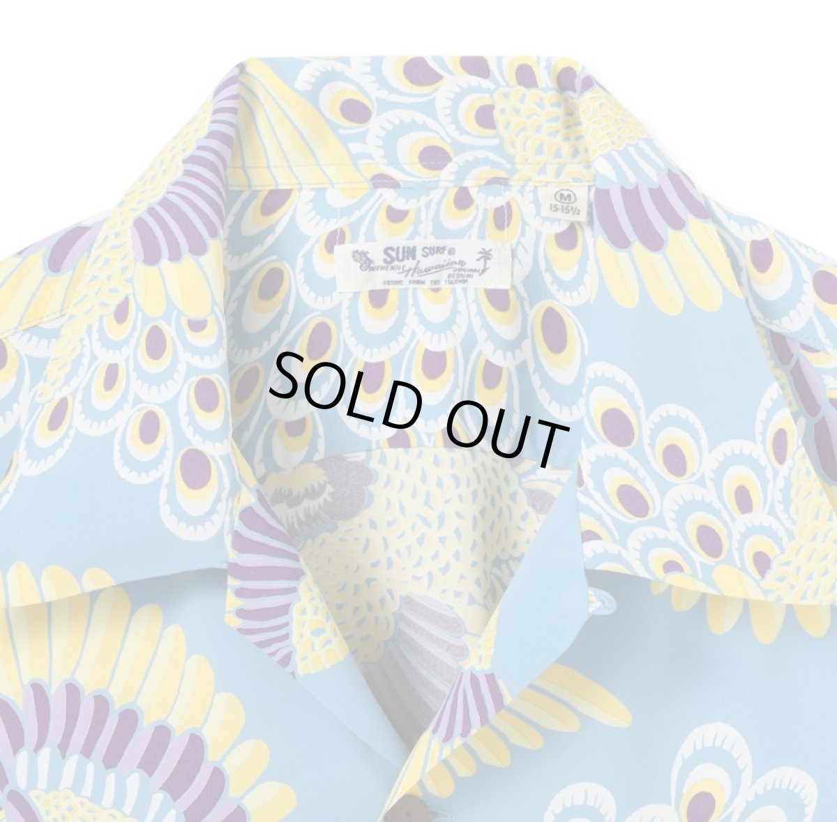 画像6: SUNSURF (サンサーフ) RAYON HAWAIIAN SHIRT “PEACOCK” (6)